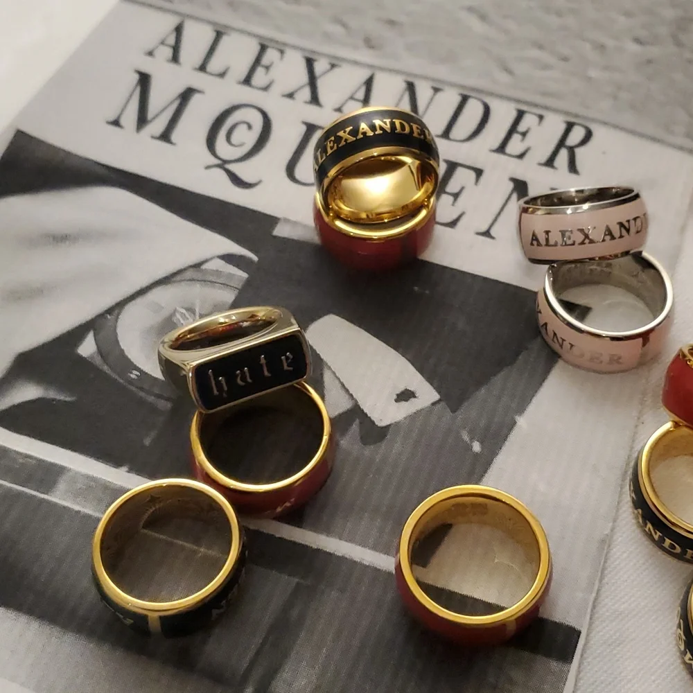M*様 Alexander McQueen エンブレムリング Alexander McQueen | Jewelry | Alexander Mcqueen Ring | Poshmark
